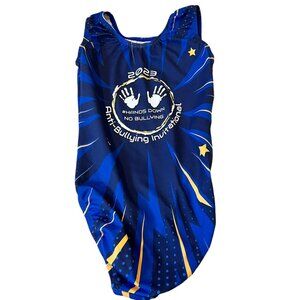 Garland Activewear Anti-Bullying Invitational 2023 Leotard AS Blue & Yellow Adul